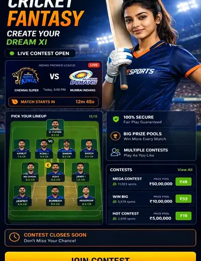 Zzz777 (zzz 777) fantasy cricket & matchday visual 3